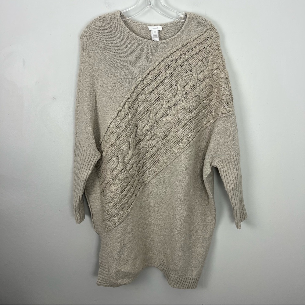 Purejill Cable Knit Batwing Sweater